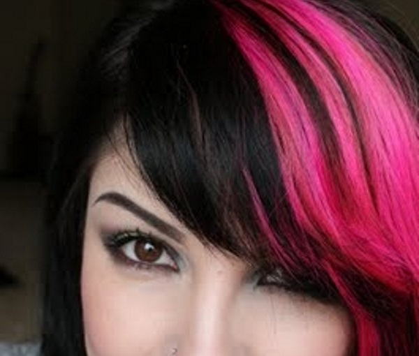 Frangia colorata 21 idee brillanti per acconciature.