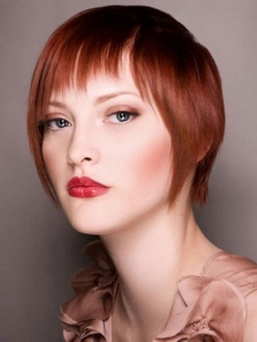acconciature rosse corte