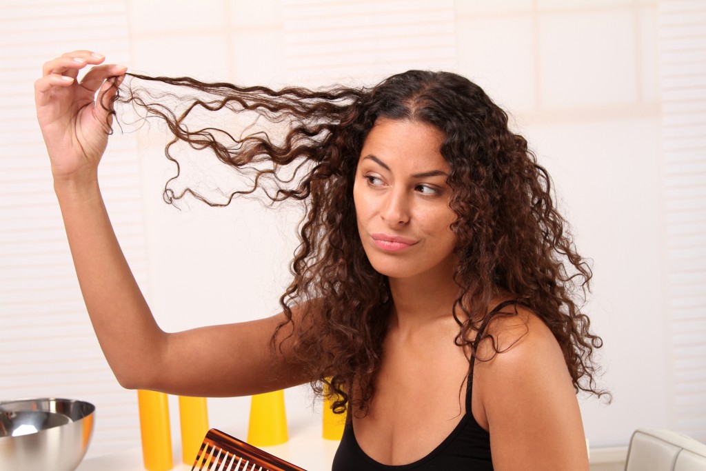 asciugare i capelli ricci
