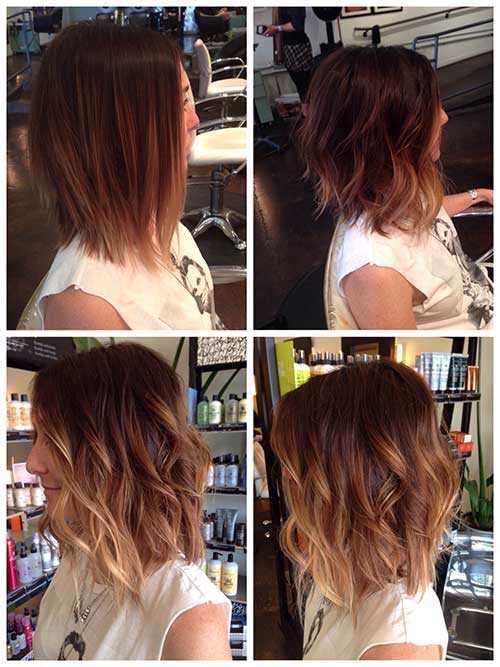 capelli corti e ombre hair
