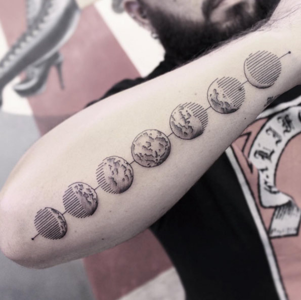 50+ tatuaggi con la luna e i loro significati!