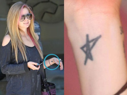 Avril-Lavigne-tattoos-star-tattoo-on-left-wrist3
