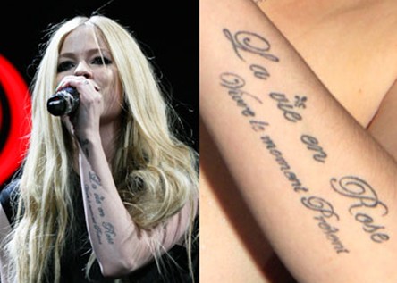 Avril-Lavigne-tattoos-–-romantic-French-arm-tattoo915