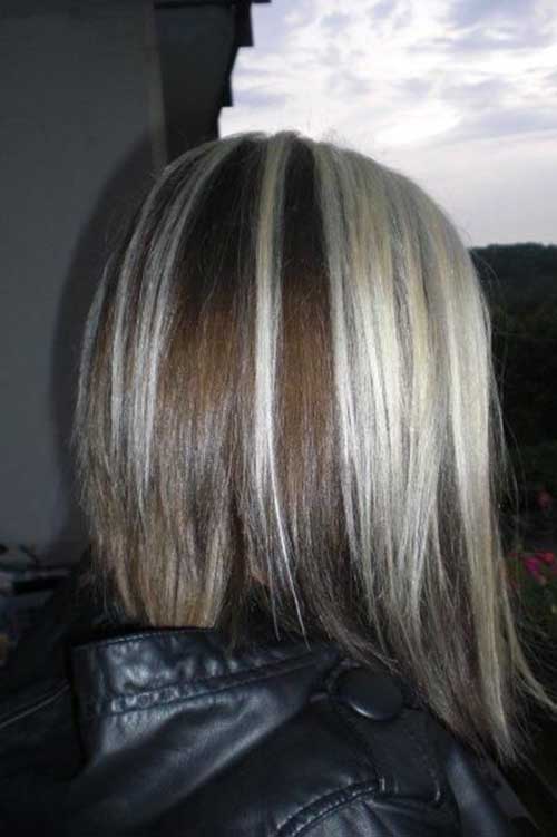Taglio di capelli corti e colore