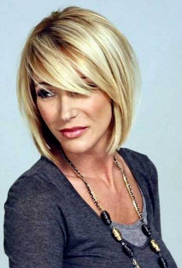 Short Hairstyles For Fine Hair And Oval Face Over 50