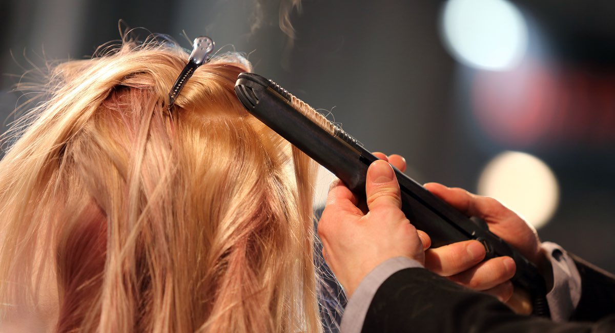 Piastra a vapore per capelli