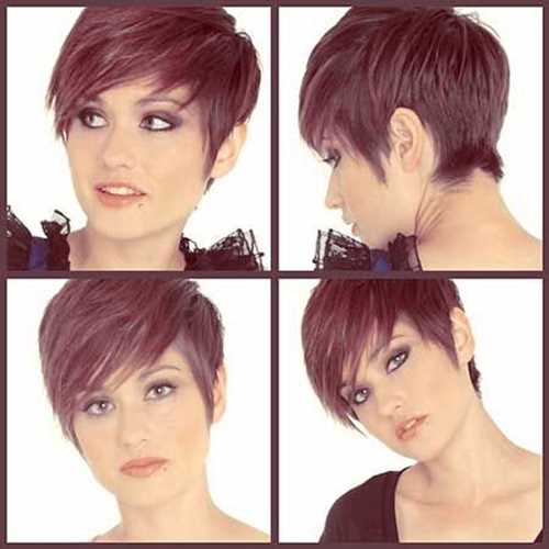 capelli corti con ciuffo laterale