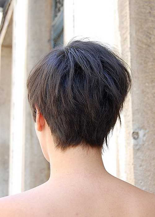 The Back Of Short Haircut Pictures