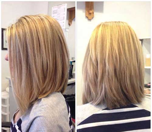 Shoulder Length Layered Haircuts Front And Back