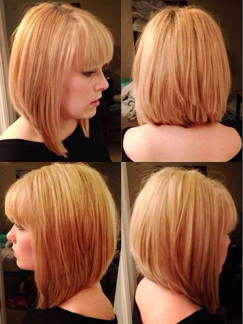 Medium Bob Hairstyles With Bangs Capellistyle