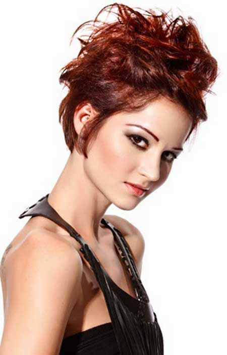 Taglio Capelli Corti Colore Rosso Autunno Inverno 2015 Capellistyle