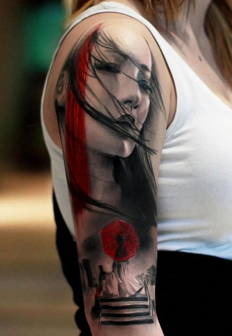 girl-unique-tattoos-on-arm-for-women