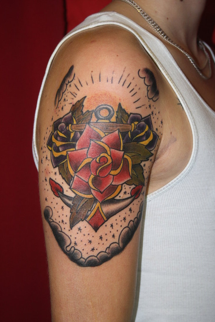 old-anchors-tattoo-full-arm