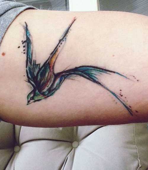 Swallow-Tattoo-Style