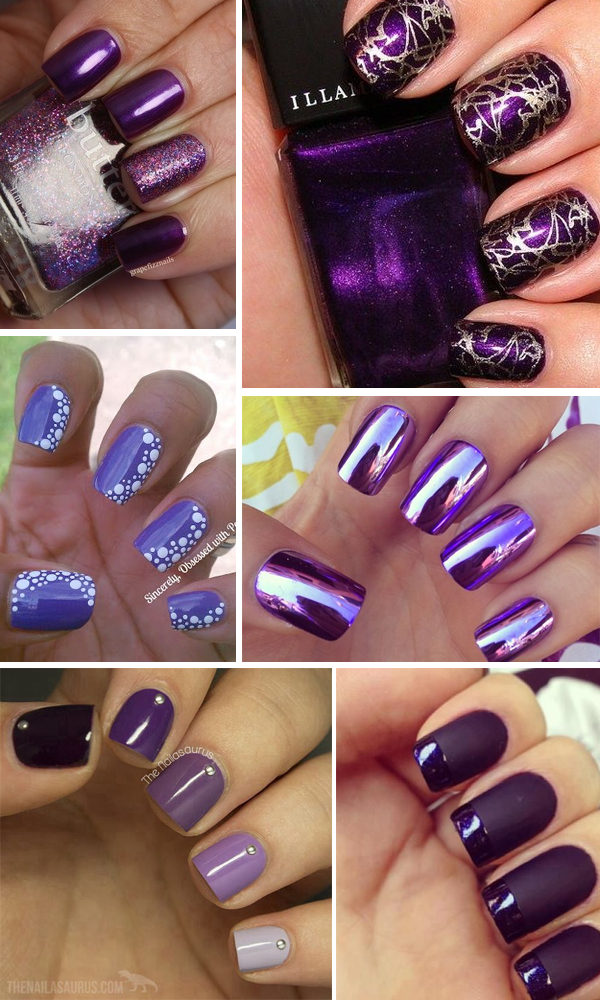 Occhi trucco luminoso beautydea ombretto verts tutoriel vostro sguardo iride renderà magnetico potete applichiamo procedimento Unghie viola, uno smalto al top per la prossima stagione!