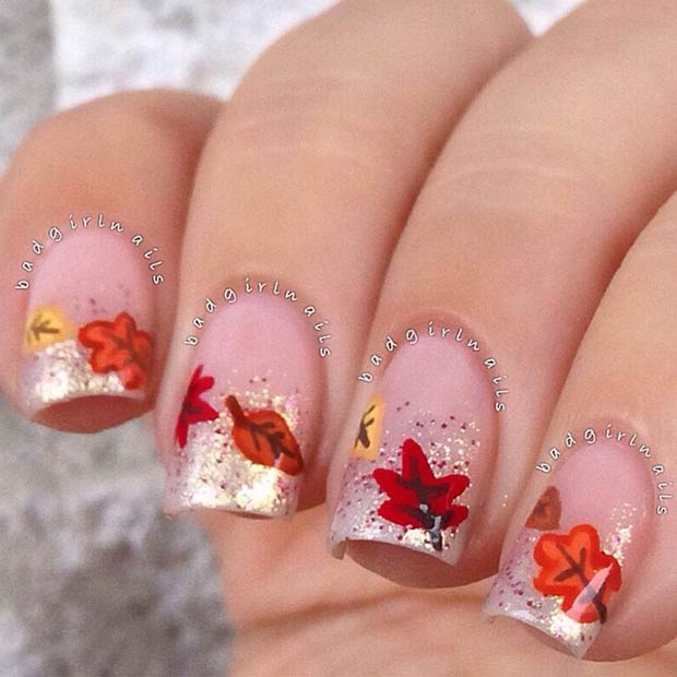35-sparkly-fall-nail-tips