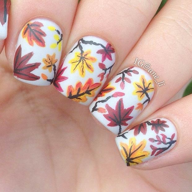 8-colorful-leaves-white-background