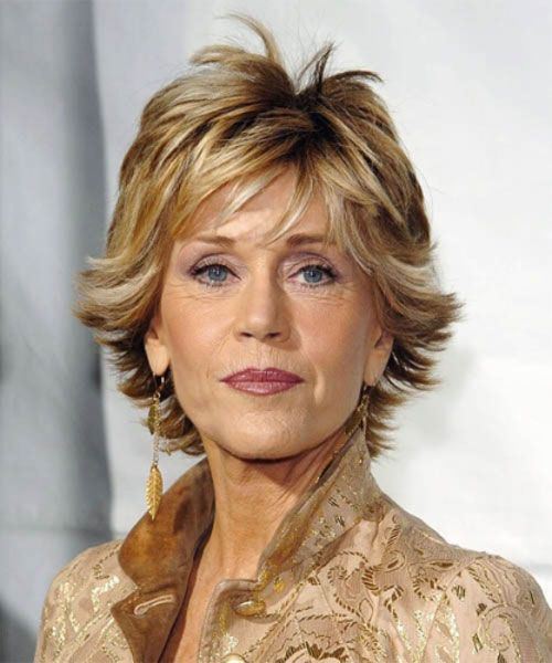 80 Tagli Di Capelli Corti Semplici Per Le Donne Over 50 32-stunning-jane-fonda-hairstyles