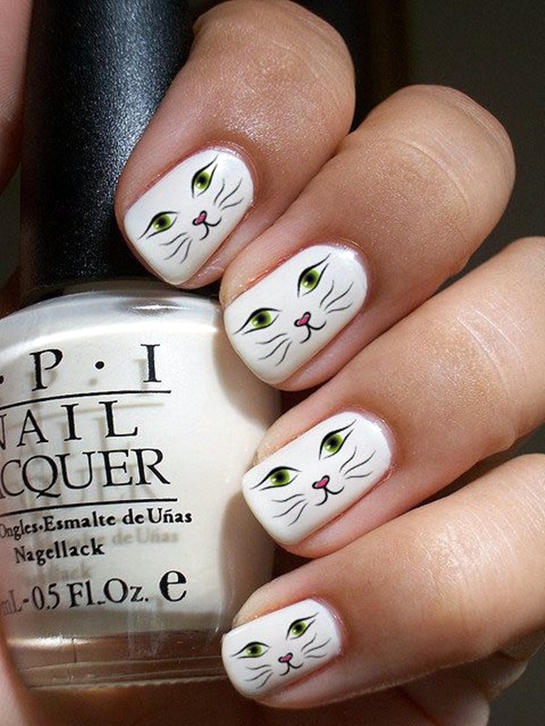 white-nails-art-designs-7