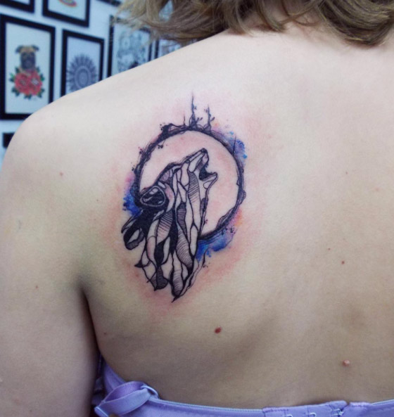 abstract-wolf-tattoo