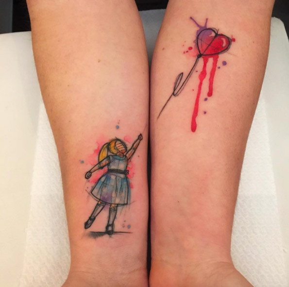 watercolor-connecting-tattoo