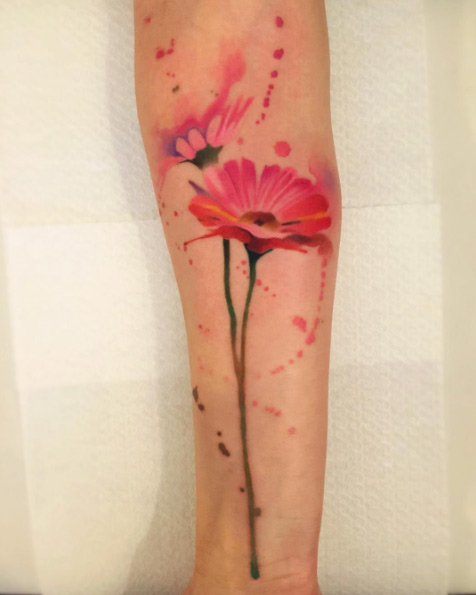 watercolor-floral-tattoo