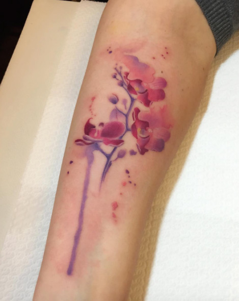 watercolor-flower-tattoo