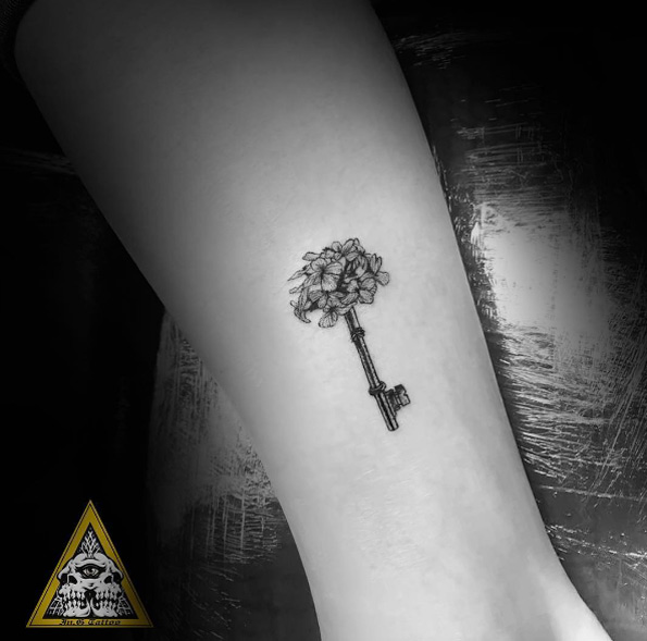 skeleton-key-tattoo