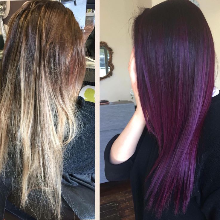 Balayage viola è quel che ci vuole anche per voi?