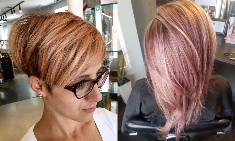 15 idee di capelli rosa-oro per tutte le donne!