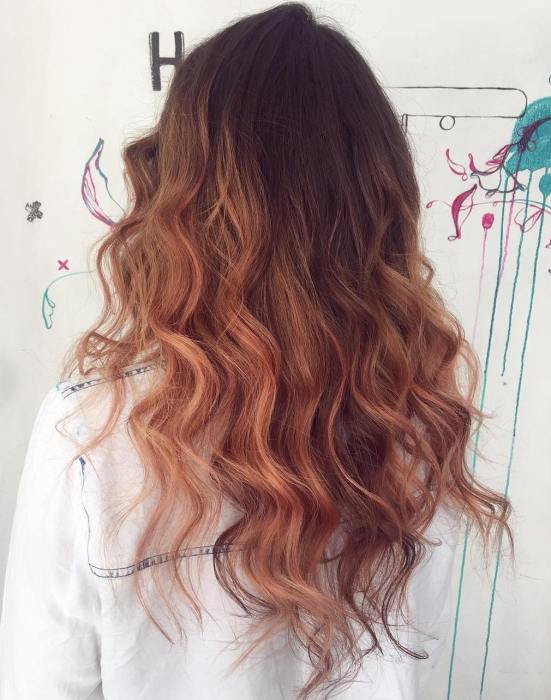 Splendidi Esempi Di Balayage Oro Rosa