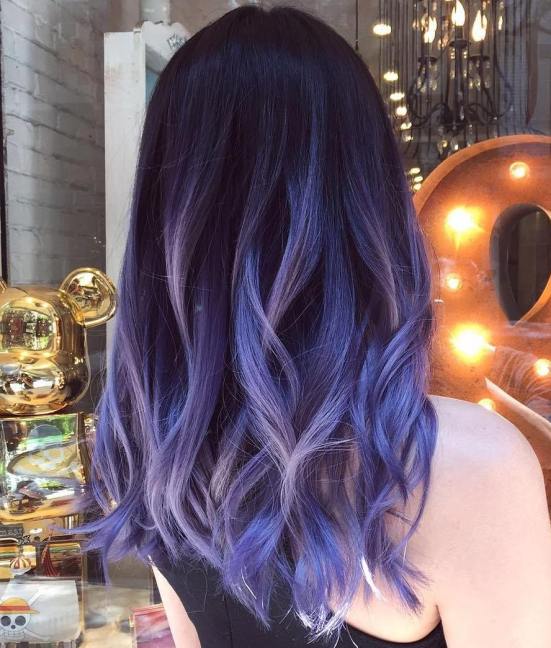 Idee Di Balayage Viola Per Il 18