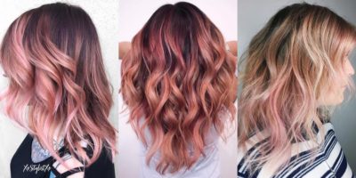 balayage oro rosa