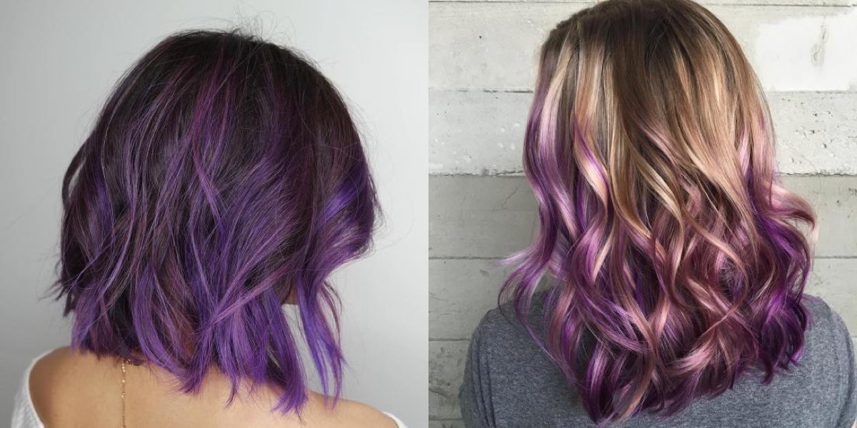 Idee Di Balayage Viola Per Il 18