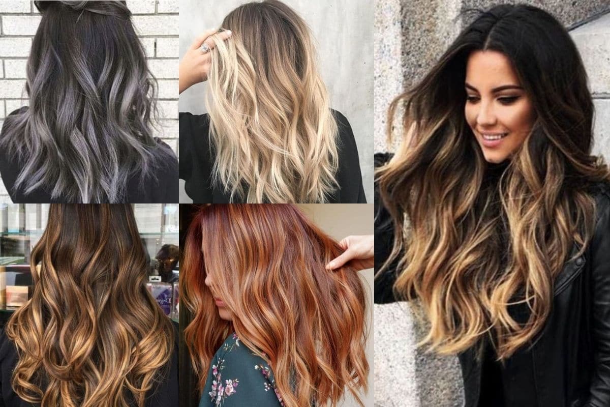 balayage capelli colori