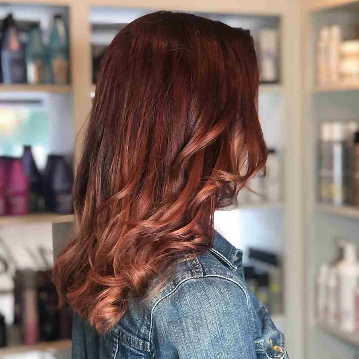 Red balayage 2