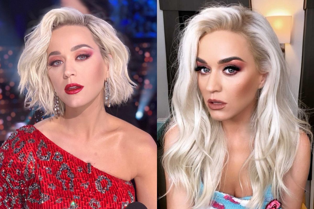 katy perry biondo platino