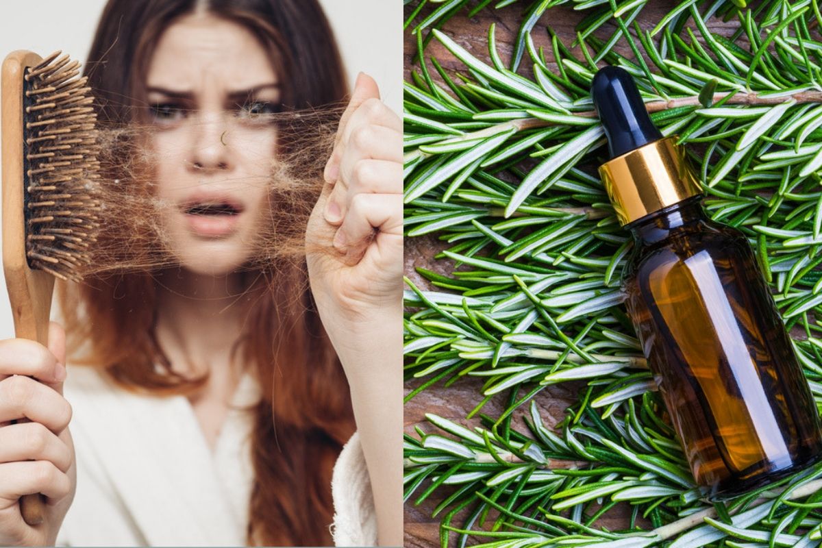 olio rosmarino contro la perdita di capelli