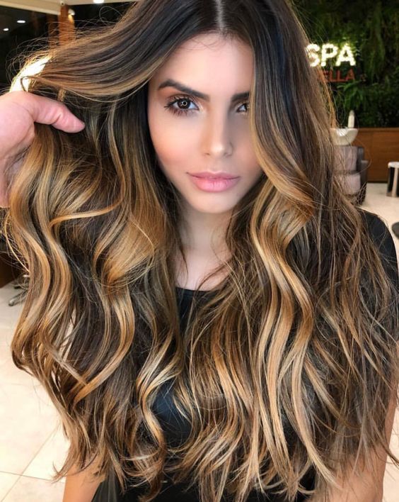 Colore Castano Con Colpi Di Sole