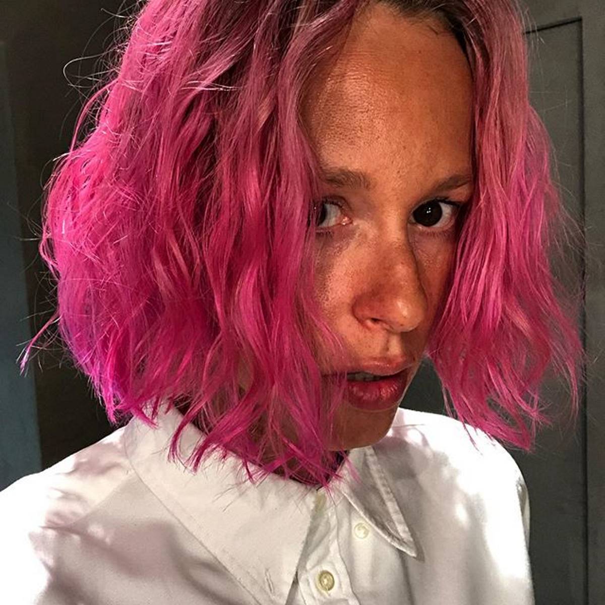 federica pellegrini capelli rosa