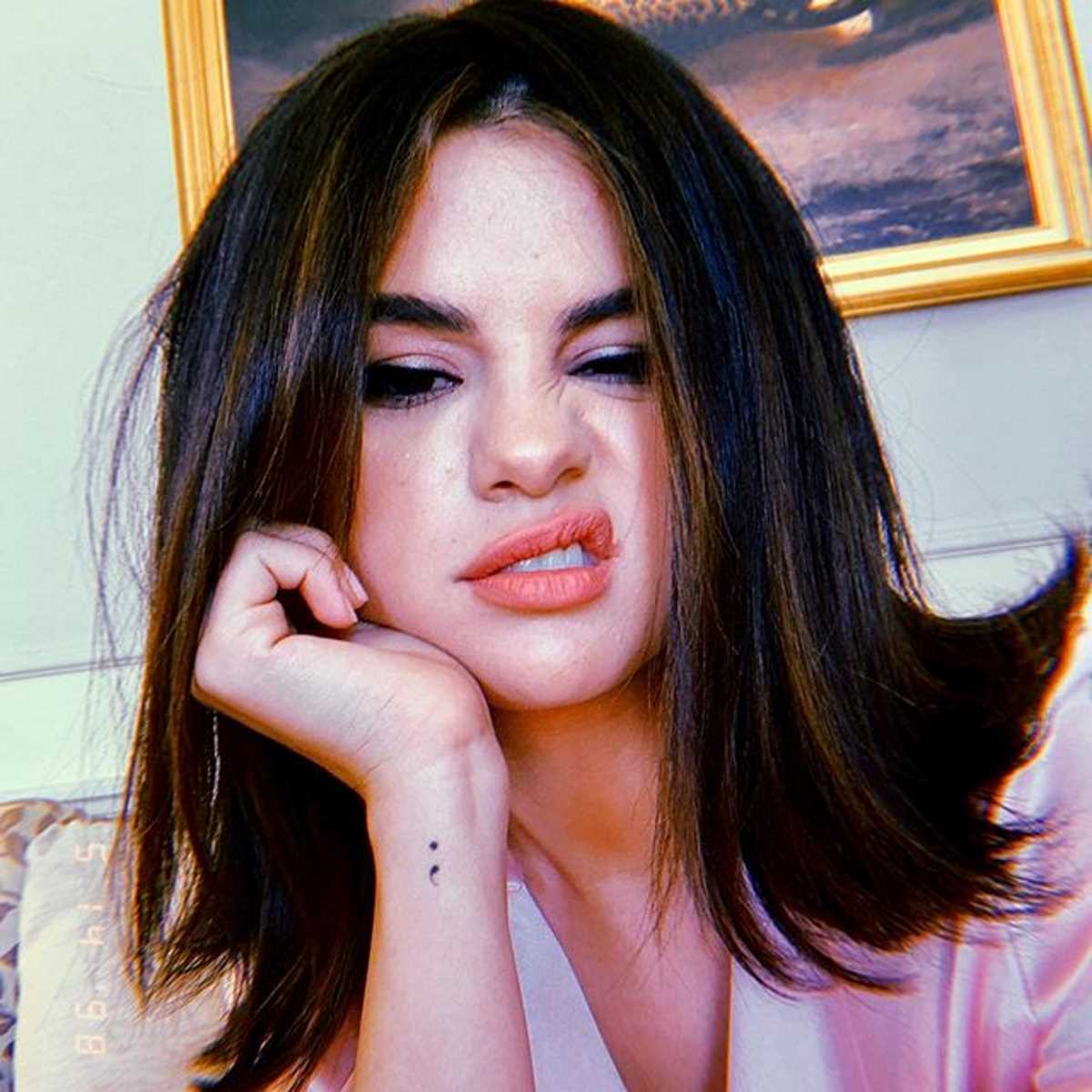 selena gomez long bob