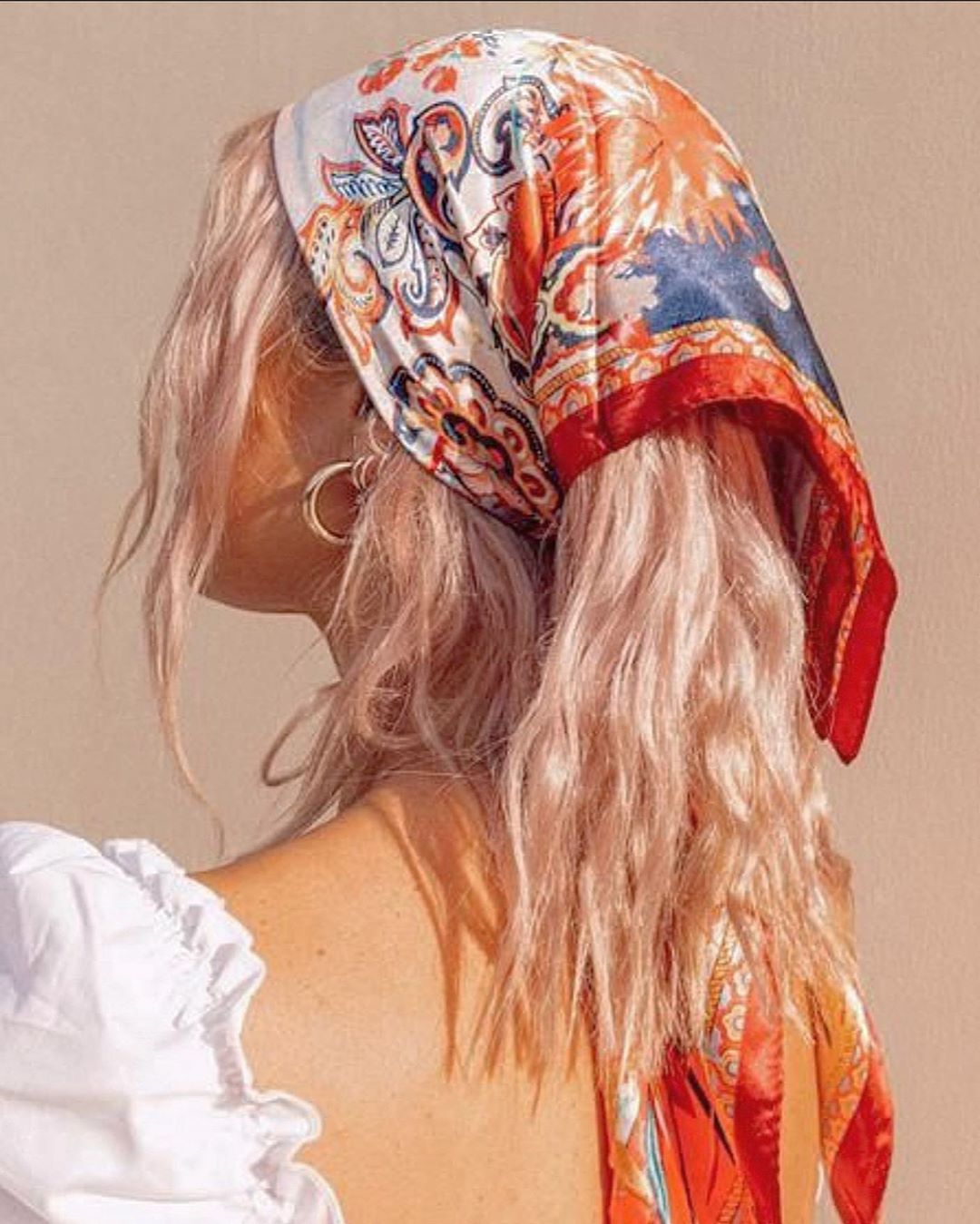 Deresina Foulard In Cotone Per Caduta Capelli | Morbido, 2.6x30 Cm, Chimo, Lavaggio A Mano