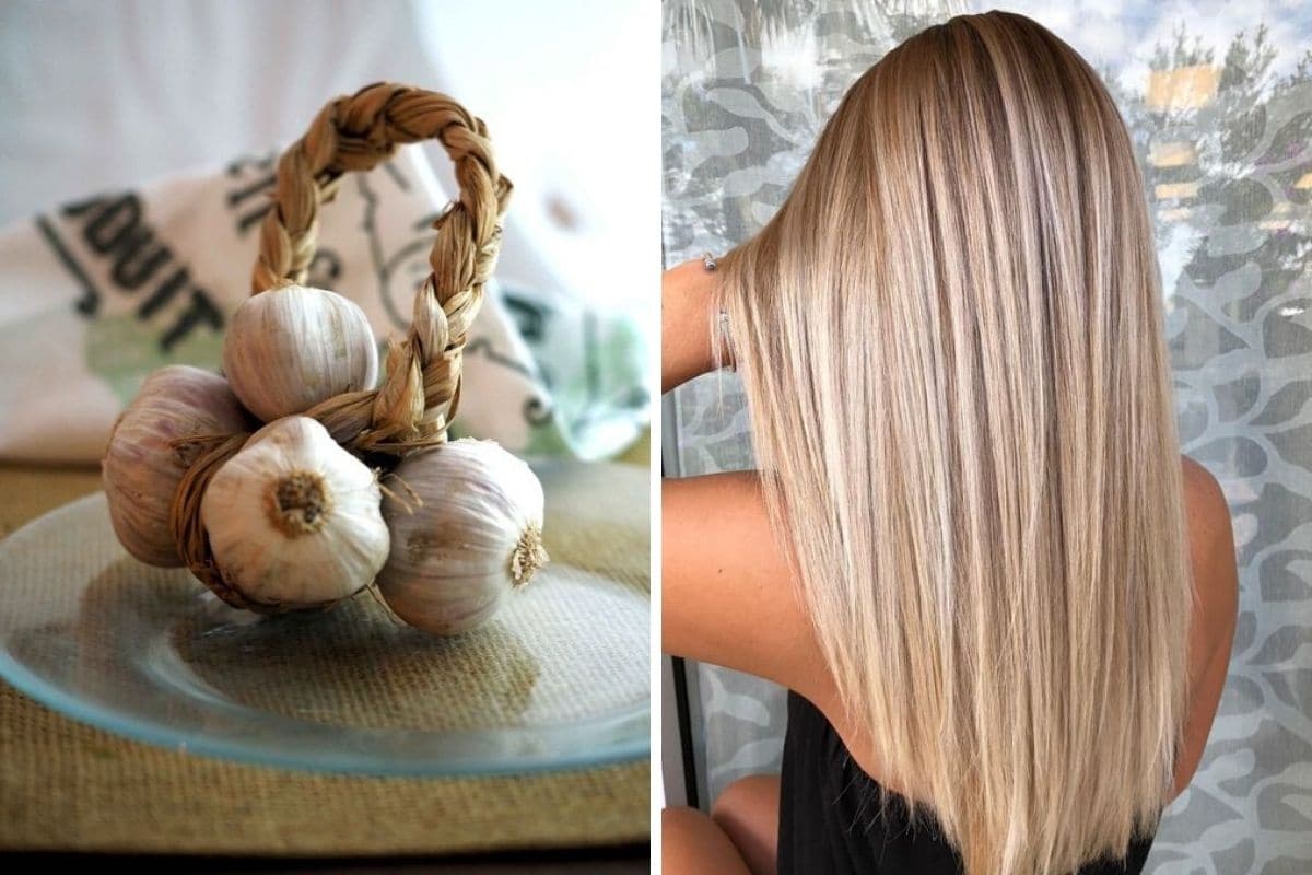 aglio sui capelli