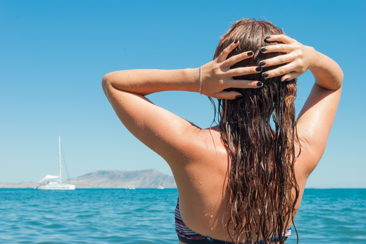 asciugare capelli aria aperta