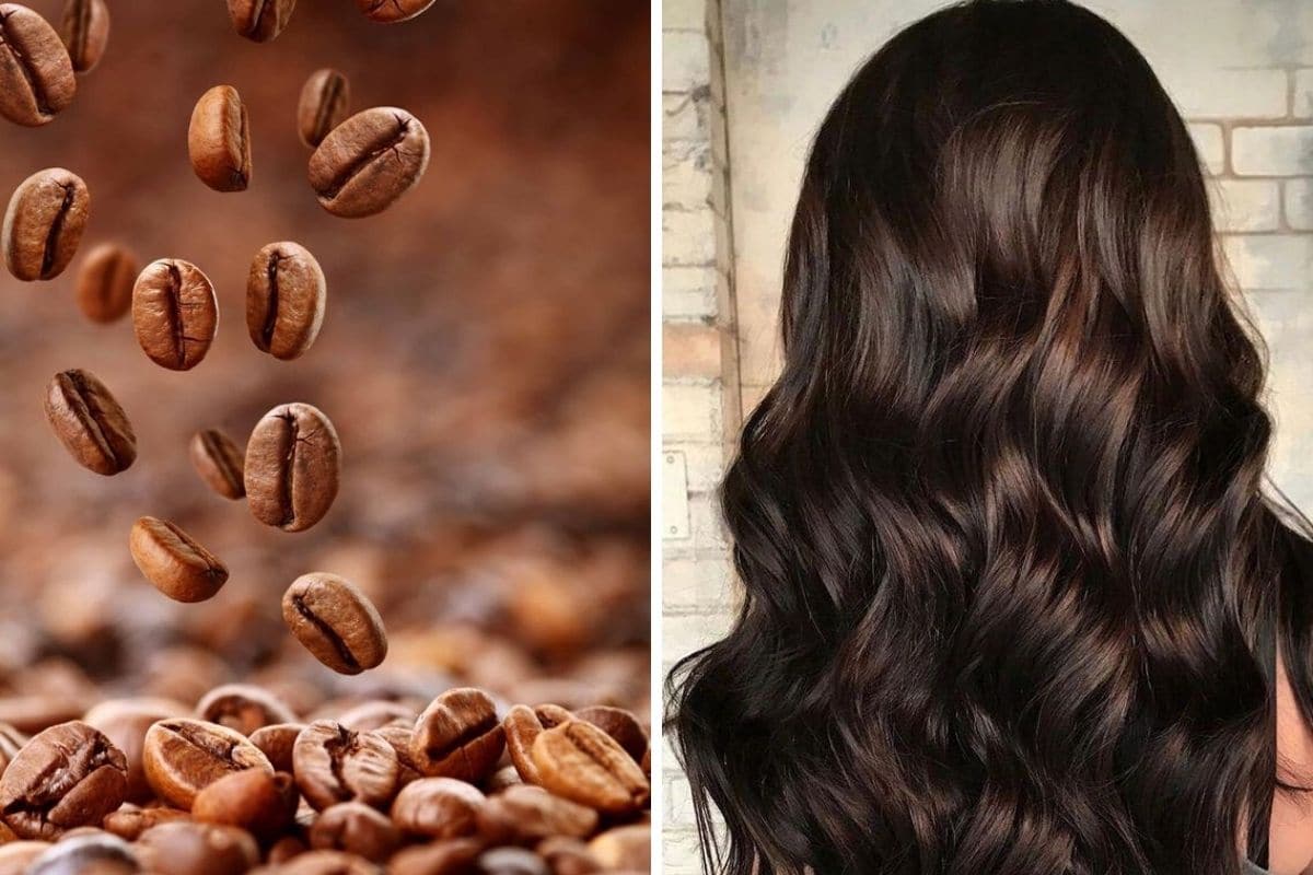 caffè sui capelli