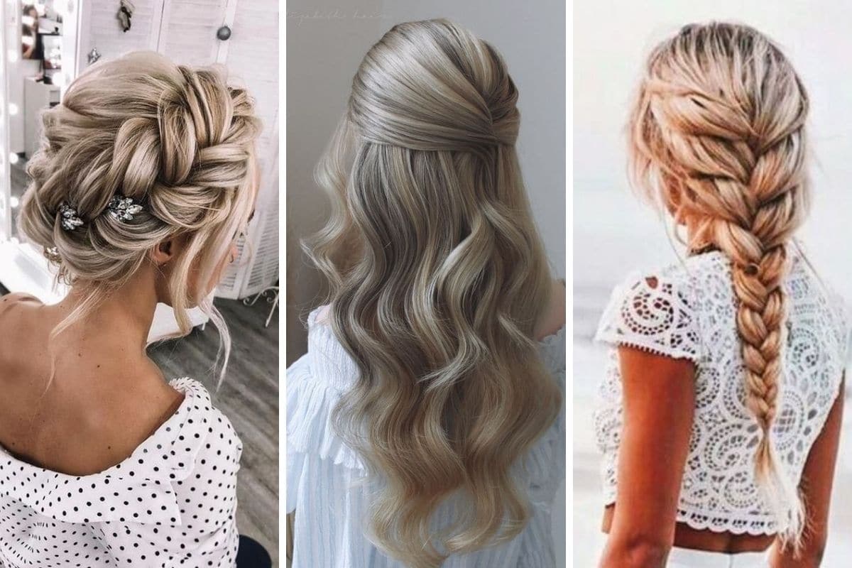 chignon boccoli treccia