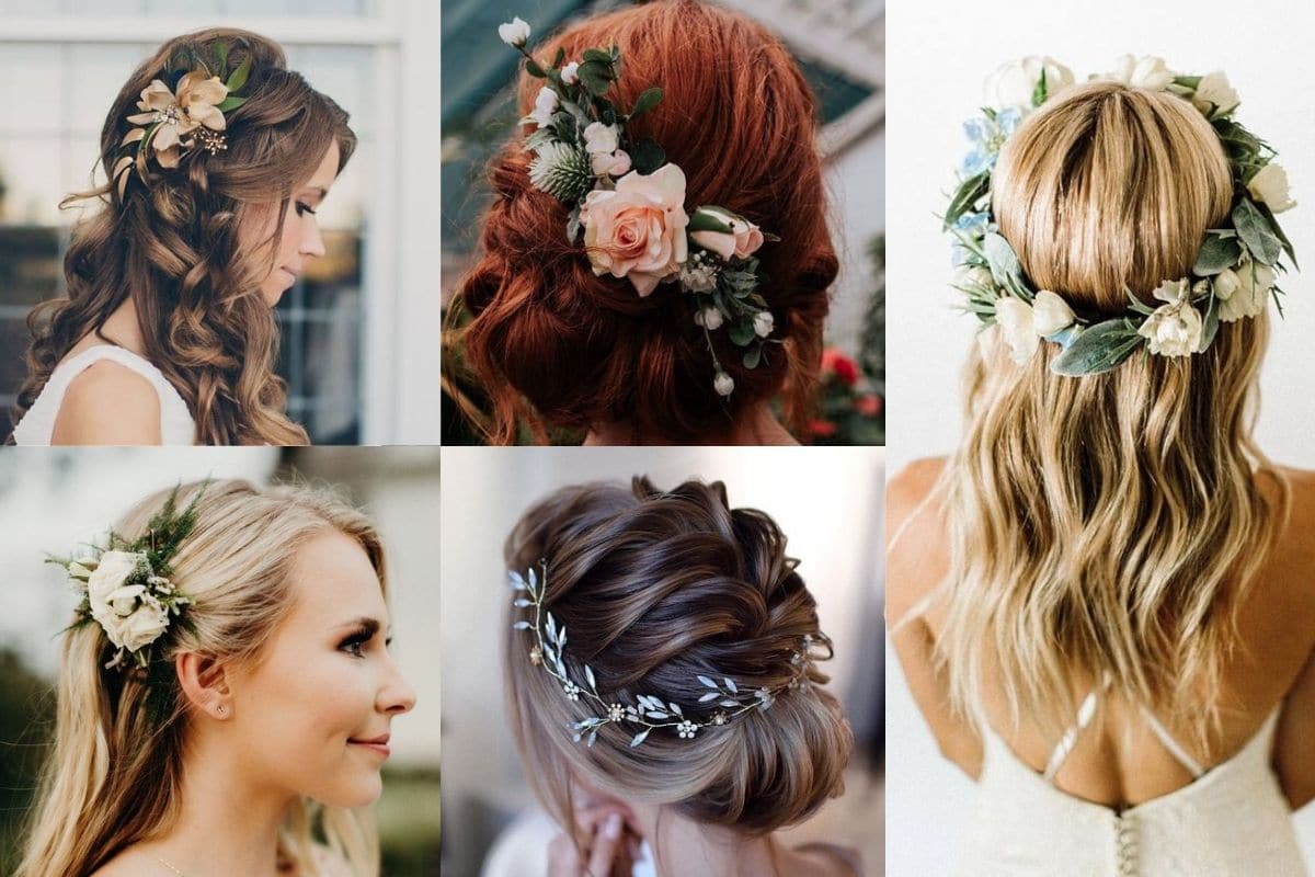 fiori capelli acconciature