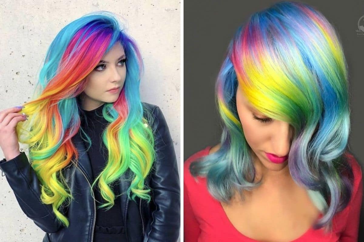 capelli multicolore