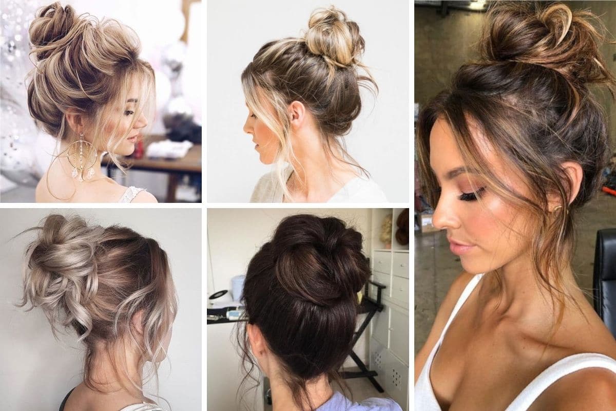chignon spettinato
