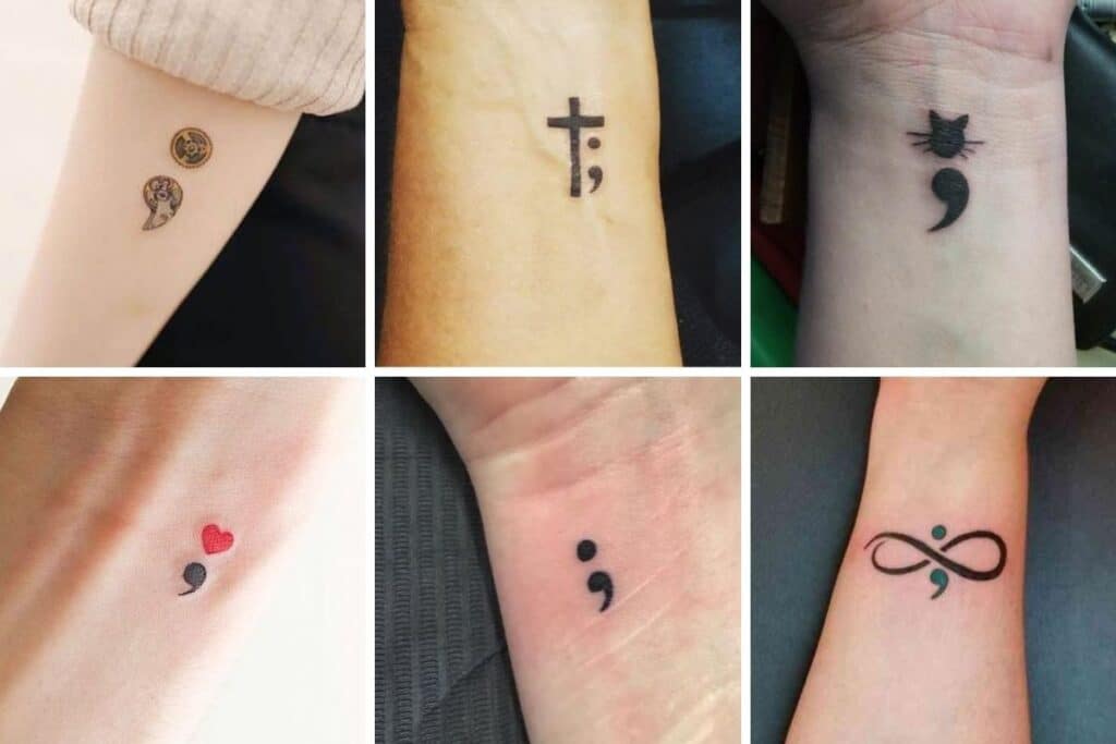 Foto Di Punto E Virgola Roma Tatuaggio punto e virgola: significato e foto a cui ispirarsi